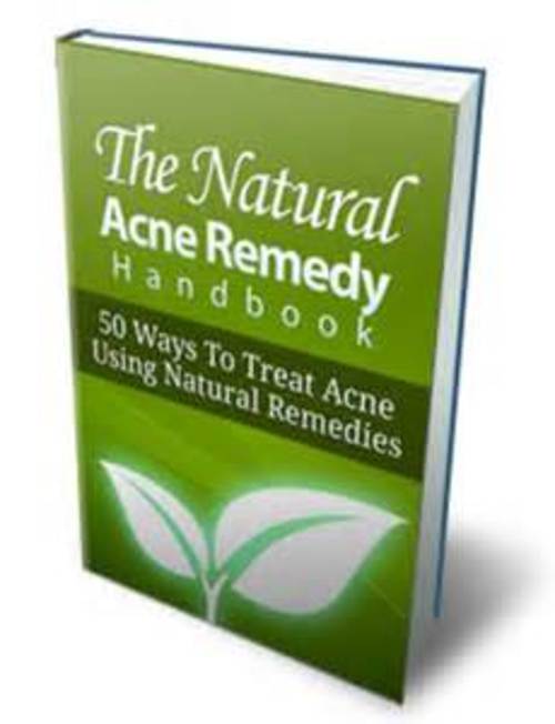 Product picture Natural Acne Remedy Handbook With MRR